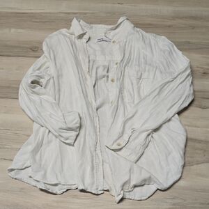 Chic Sonoma Goods For Life White Button-Up Blouse